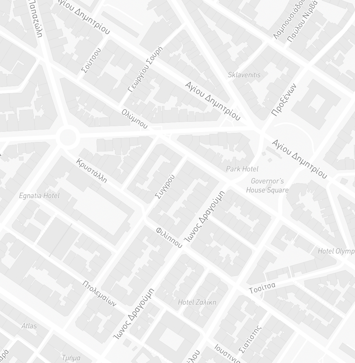 Map showing Συγγρού 46, Θεσσαλονίκη location